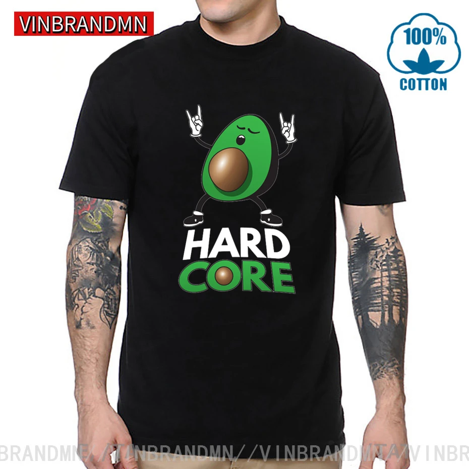 Anime Hard Core Avocado Pun T shirt men Funny Thunderdome Avocado T-shirt male Hardcore Avocado tee shirt Cartoon Avocado tshirt