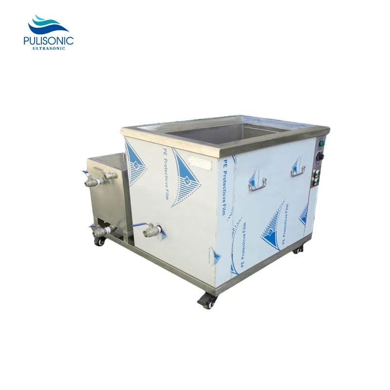 Single Tank Industrial Ultrasound Cleaning Machine With Oil Filter System For Aircraft Parts Automobile Hub Washing 5000W