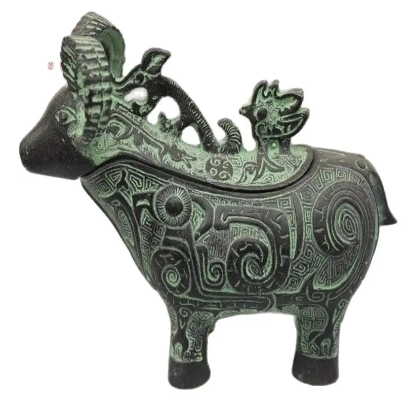 

Collectibles Fine Copper Statue Of Chinese Fortune Sheep Rare