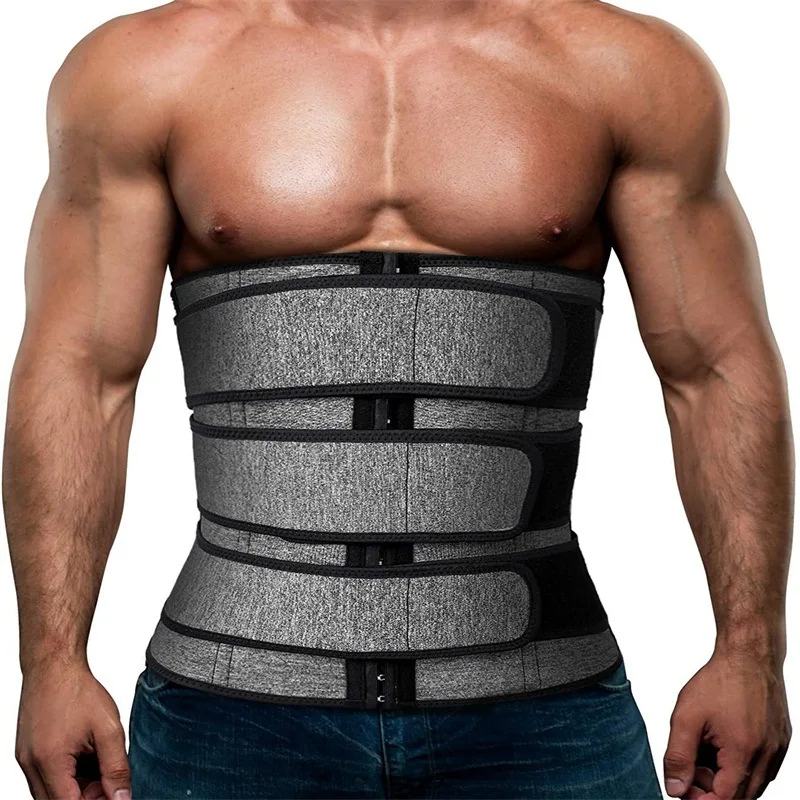 

Men's Sports Fitness waist belt Corset Slimming Belt Modeling Strap Waist Trainer Abdomen Reducer sexy lingerie ropa interior