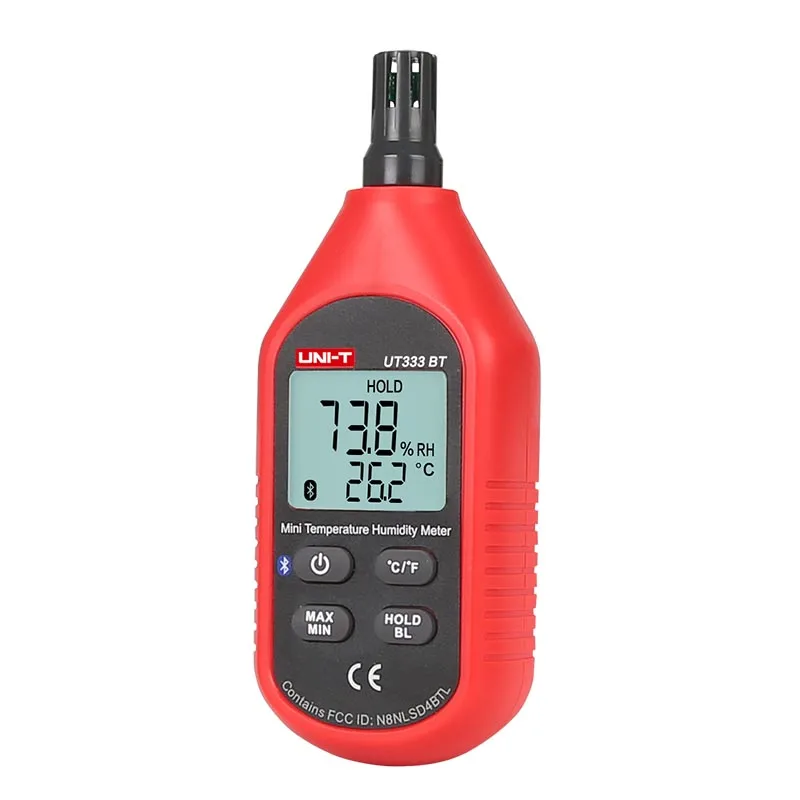 UNI-T Mini Temperature Humidity Meter UT333 Series LCD Digital Display High-accuracy Thermometer Hygrometer Environmental Tester