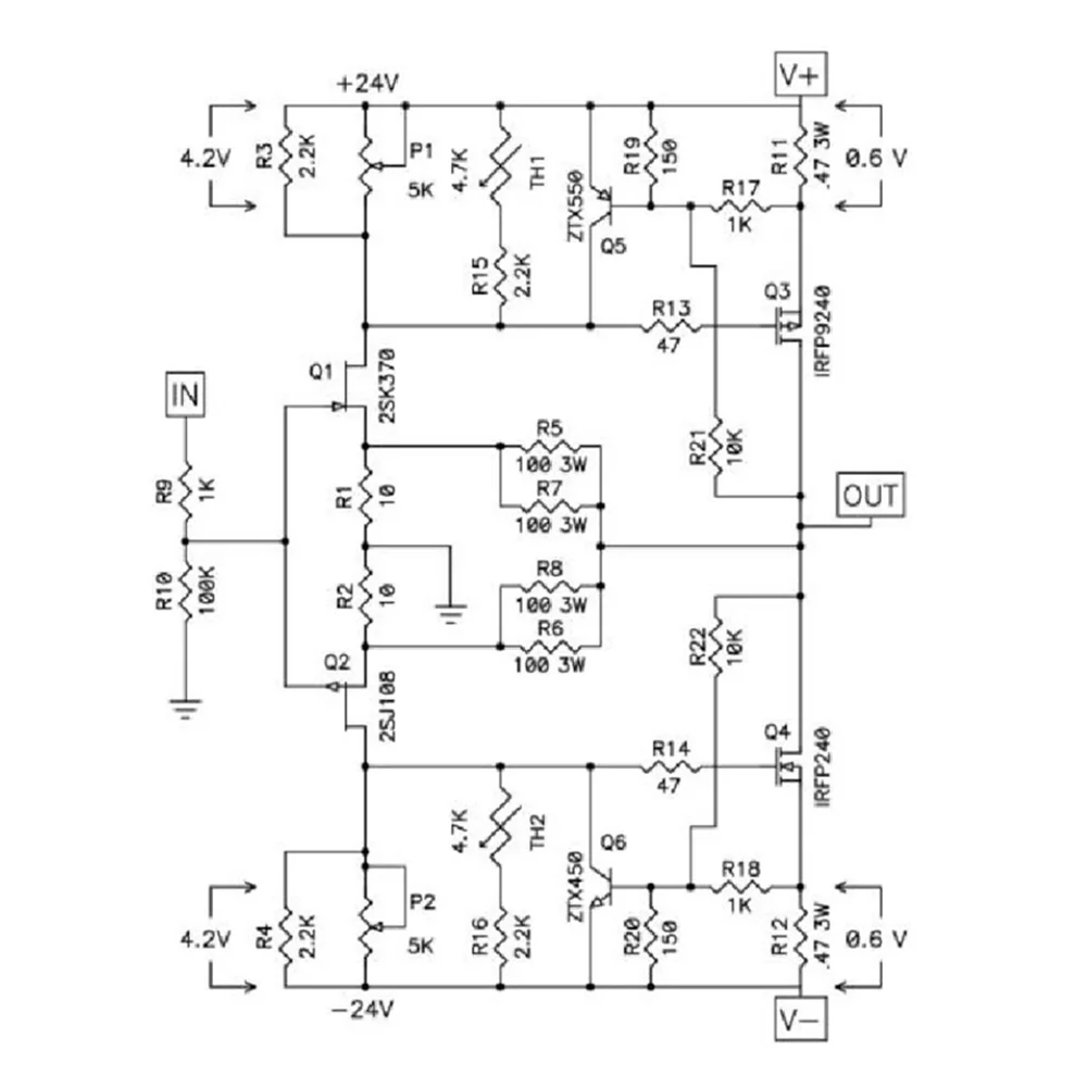 One Pair X5 Class A Stereo 25WX2 Audio Amplifier Board PCB Based on PASS F5 Power Amp Circuit