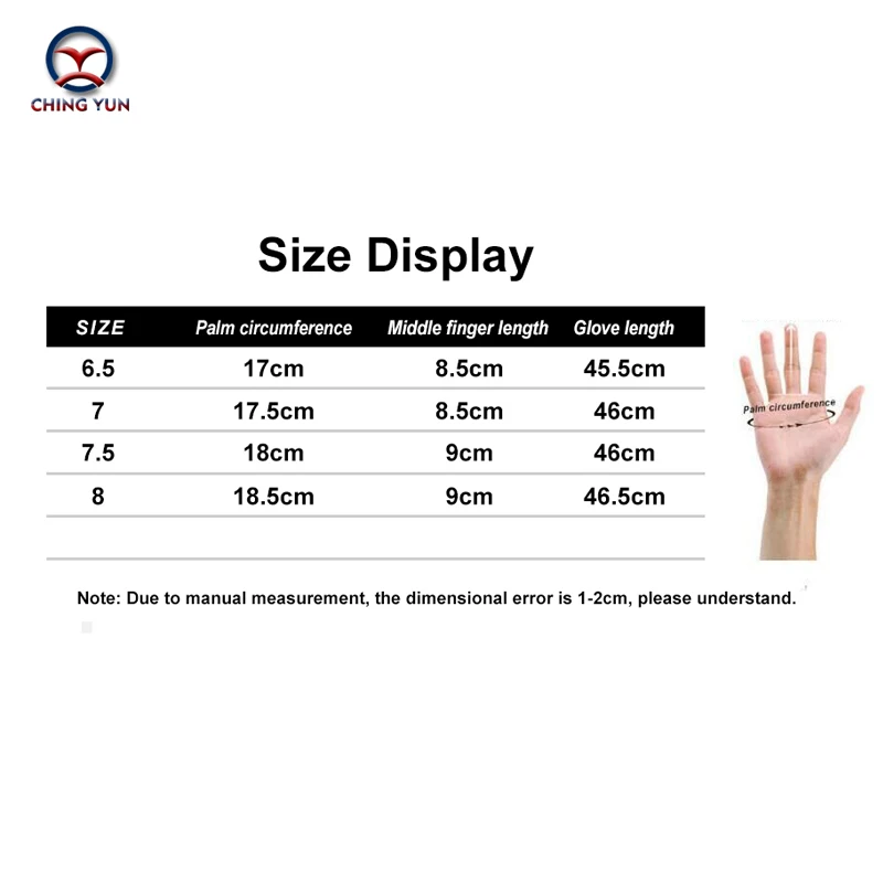 CHINGYUN 여성용 양가죽 장갑, 여성용 긴 가죽 장갑, 팔꿈치 팔 슬리브, 여성용 가죽 메쉬 장갑, 2020 신제품