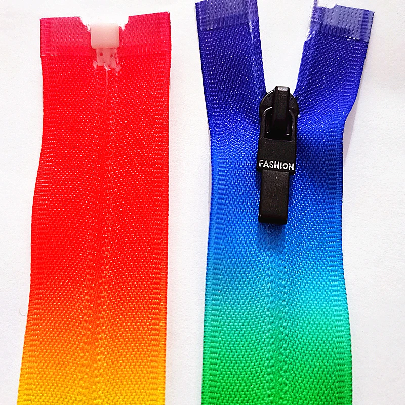 

20/50pcs 3# Open end 30 cm (12 inch) colorful nylon zipper, Printed Nylon Zippers DIY tailoring,sewing craft Garment