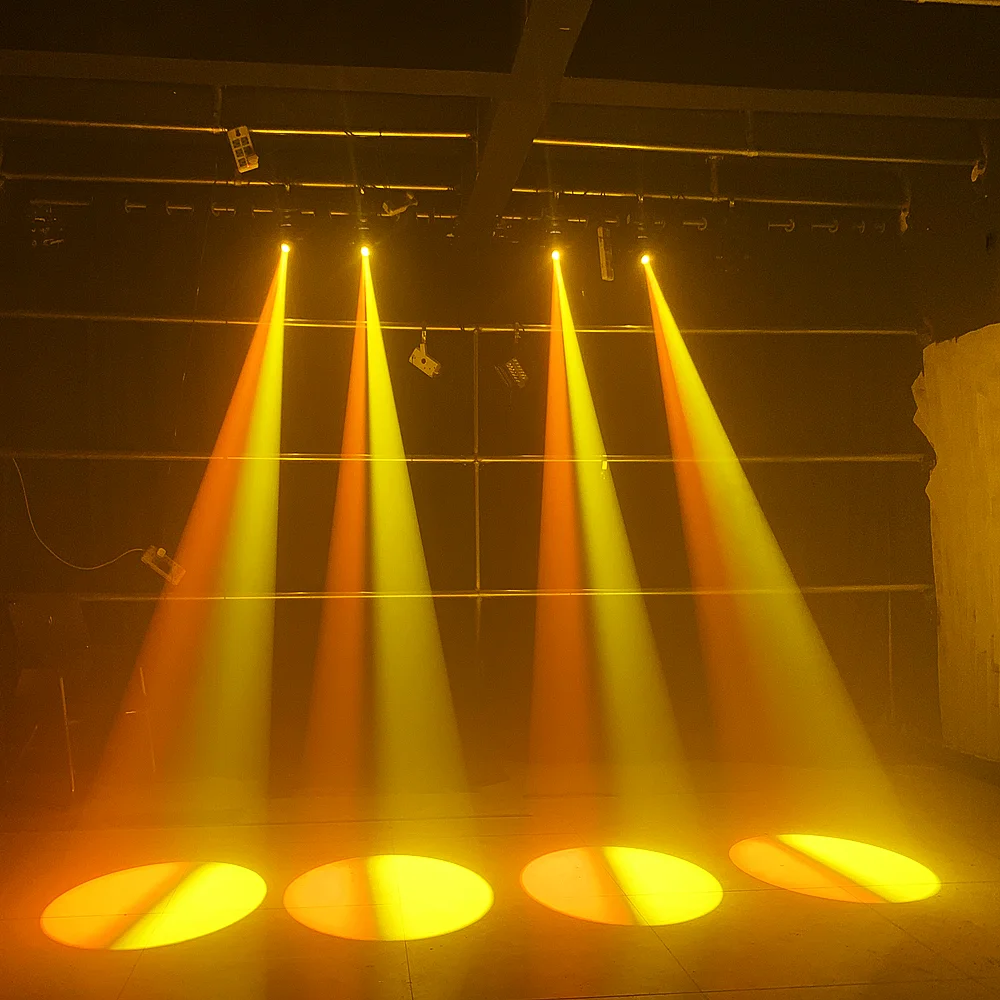 Lámpara de luces LED con cabezal móvil, rueda de 7 colores, rueda de Gobo, superbrillante, DJ, Bar, discoteca, escenario, 4 piezas/75W, EE. UU.