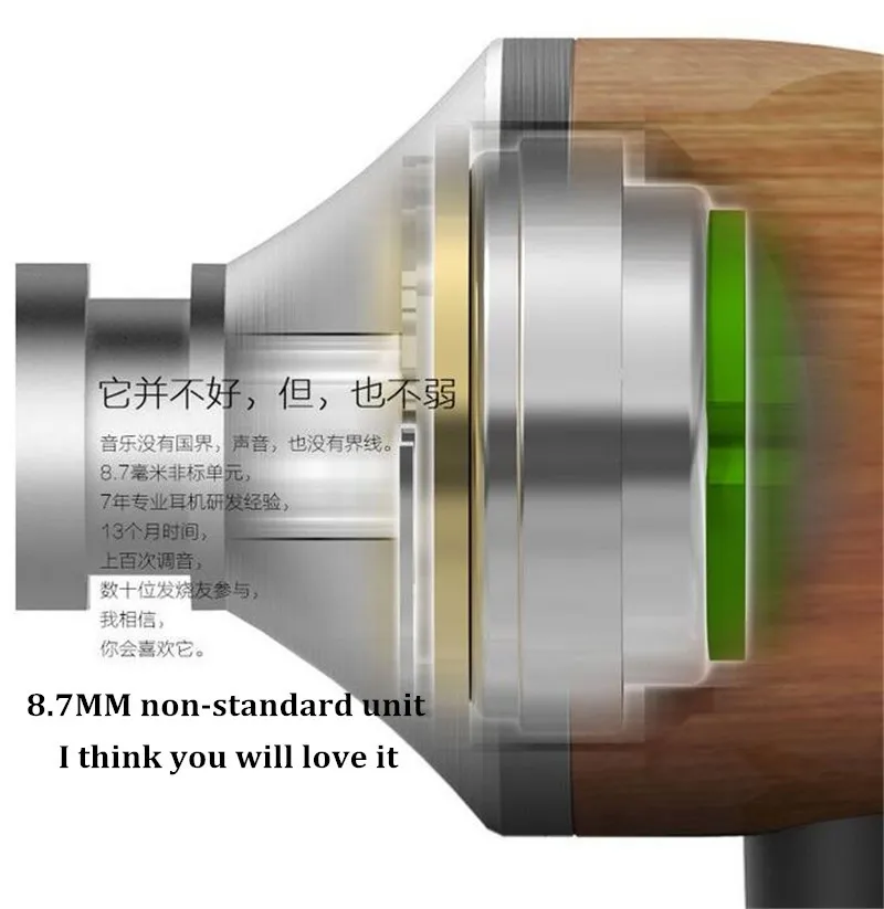 Наушники-вкладыши VJJB K4 K4S с деревянными басами, наушники-вкладыши из черного дерева, волшебное звучание «сделай сам» с микрофоном, без микрофона, оригинал
