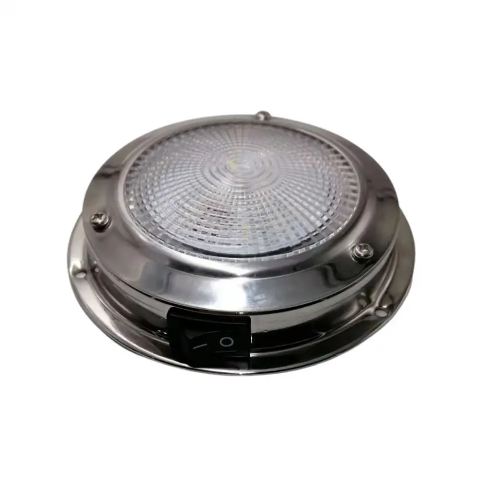 ANHEART Marine Boat RV Cabinet Interior Roof LED Stainless Steel Cool White Ceiling Light 12V