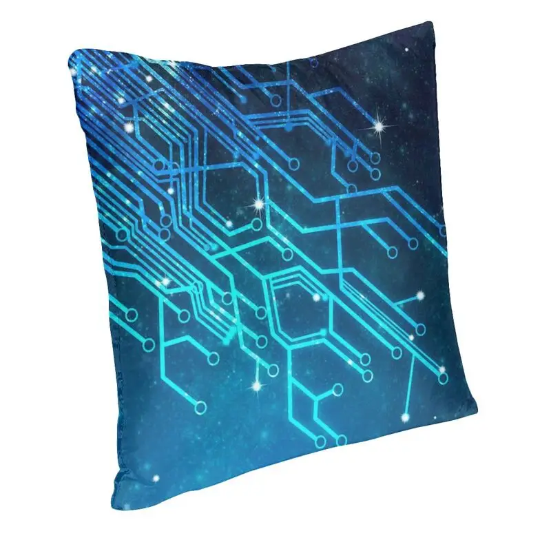 Circuit Board Pillow Case Sofa Computer Motherboard Programmer Tech Nordic Cushion Cover Square Pillowcase