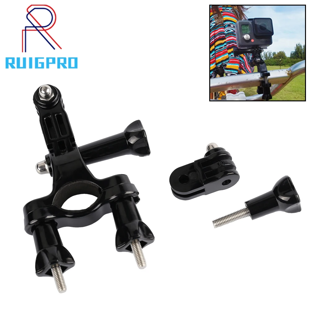 Bicycle Mount Bike Handlebar Seatpost Tripod Holder Clamp For Gopro Hero 10 9 8 7 6 5 4 SJCAM SJ4000 Xiaomi Yi 4K Cam Accessory