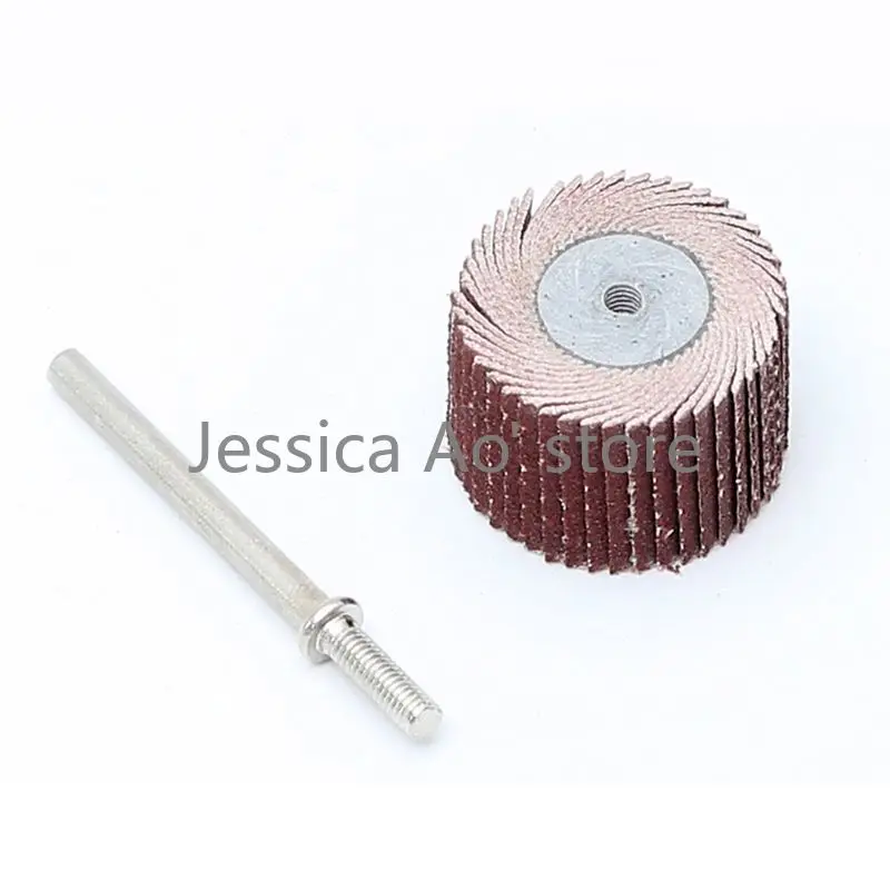 26pcs 8-10mm utensili elettrici carta abrasiva mola disco lamellare mulino elettrico testa di lucidatura legno metallo ruggine rimuovere la carta vetrata