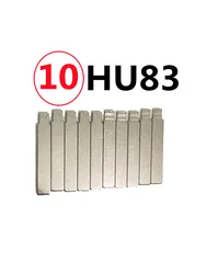 10 pçs 54 # kd lâmina chave do carro lâmina lishi hu83 para kd vvdi keydiy xhorse para peugeot expert 308 citroen fiat scudo renault ds