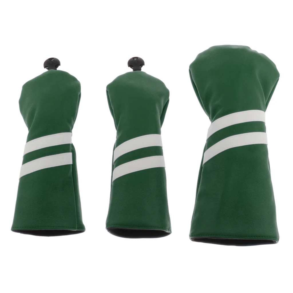 3pcs Golf Headcover NO. 13 5 Driver Wood Head Cover with No. Tag Waterproof Golf Head Cover 1 3 5 UT Golf Club Head Covers