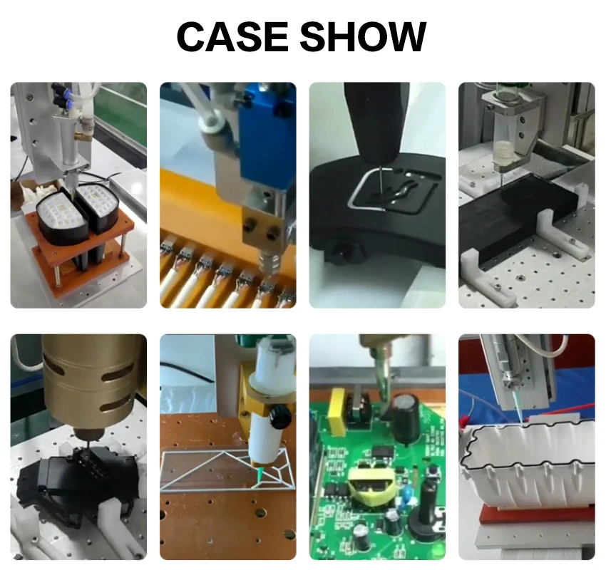 Solder Paste Dispenser USB Cable Automatic Glue Dispensing Machine With UV Glue Curing Lamp