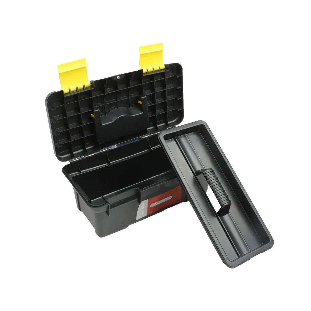 10 "multifunzione cassetta degli attrezzi manutenzione del veicolo domestico manuale arte Hardware portatile scatola di immagazzinaggio riparazione cassetta degli attrezzi caso 25x12x10cm