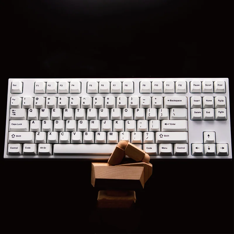 chaves conjunto gmk minimall keycaps pbt tintura subbed chave tampoes cherry perfil minimalista branco keycap com 3u 6u 65u barra de espaco 140 01