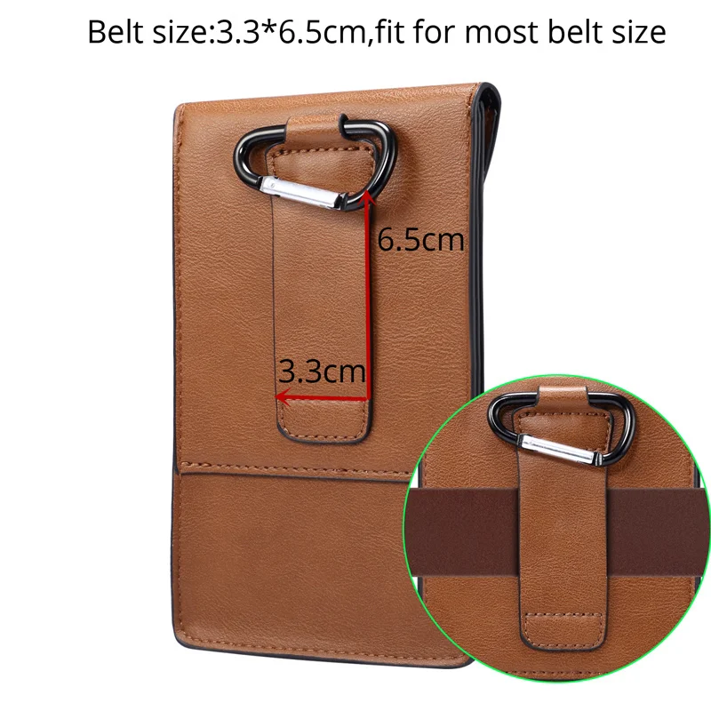 Universal 2 Pouch Design Phone Bag 4.7-6.7'' For Samsung S11 S10 S9 S8 plus J7 J3 A70 80 90 50 Case Belt Clip Holster Flip Cover