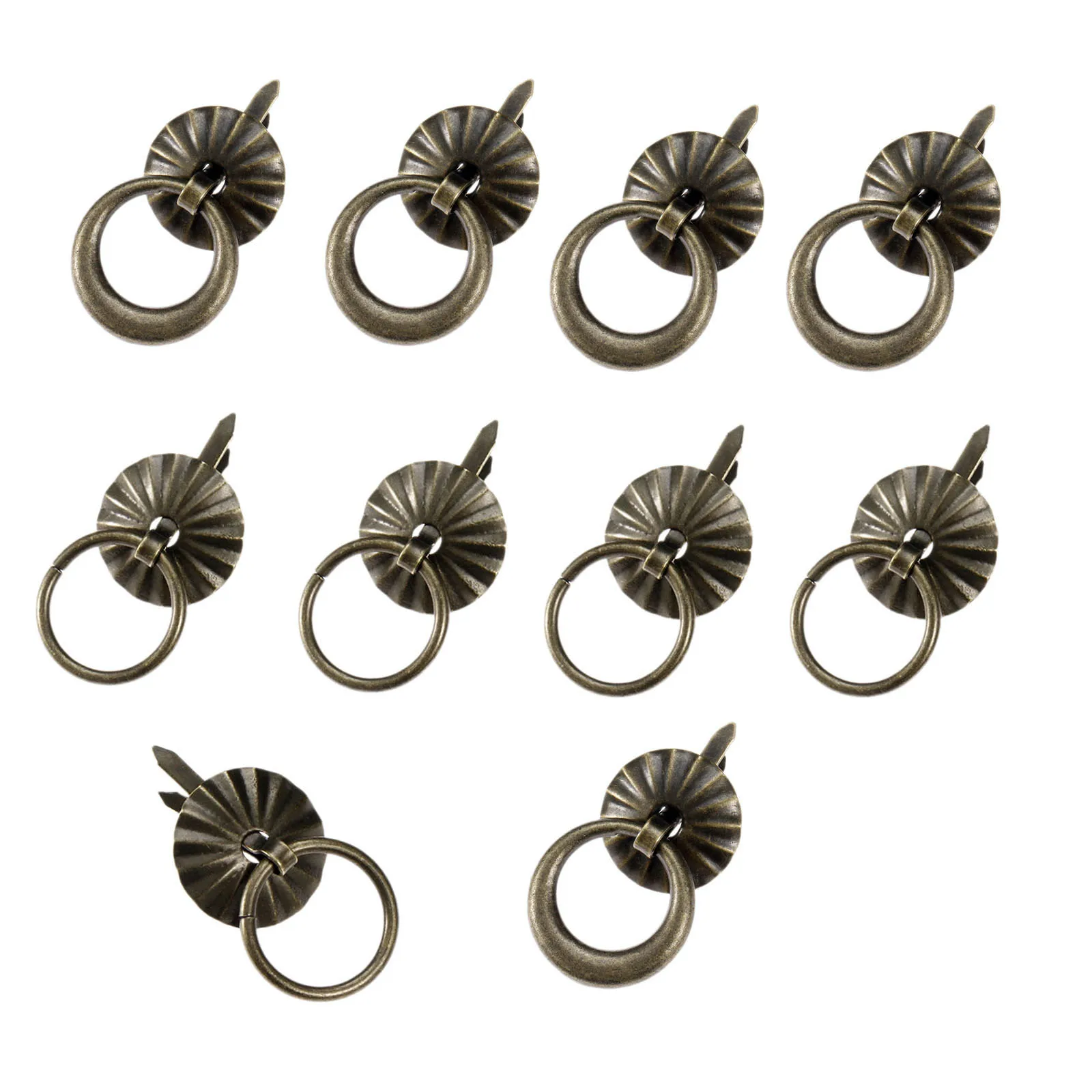 Bộ 5 Đồng Cổ Vintage Tủ Núm Và Tay Cầm Đồ Nội Thất Núm Ngăn Kéo Nhà Bếp Tủ Vòng Kéo Tay Cầm Đồ Nội Thất Phần