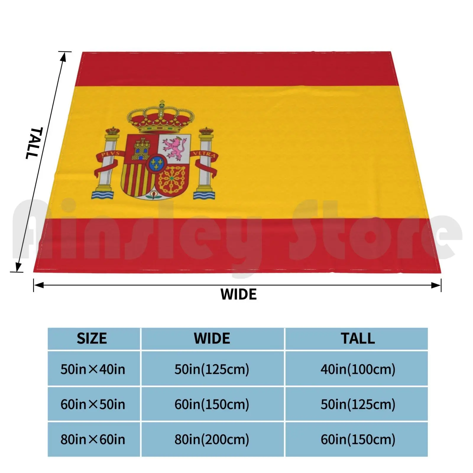 Spain Blanket For Sofa Bed Travel Spain Flag Spanien Spanisch Spanierin Europa Spanier Viva