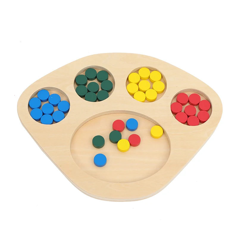 

Montessori Educational Toy Color Sorting Game Toddler Activities Early Childhood Learning Tools Infant Fine Motor Skill Practice