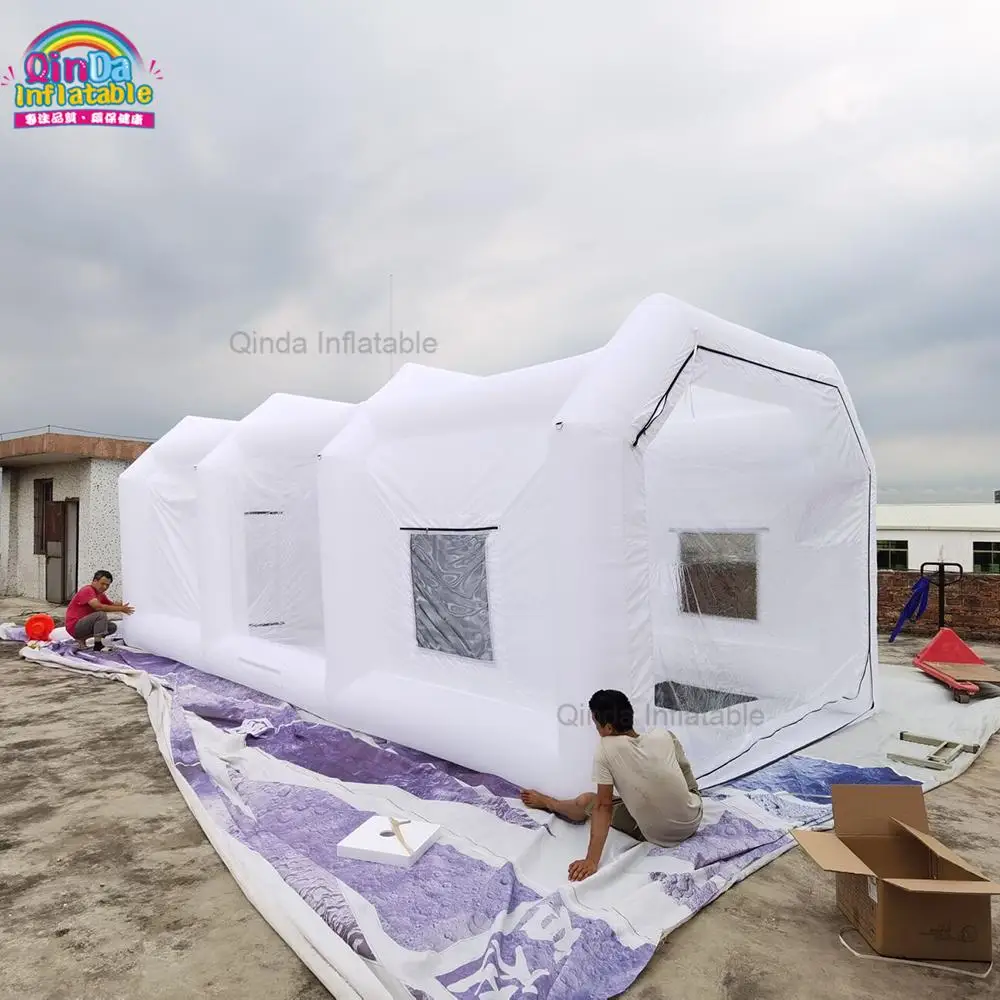 Hot Inflatable Selling Car Wash Tent White Inflatable Paint Booth For Car Spraying