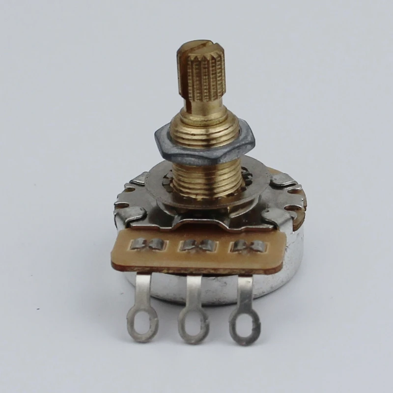 1Pcs GUYKER Guitar Series A250K Brass Shaft Audio Potentiometers/Pots For Bass