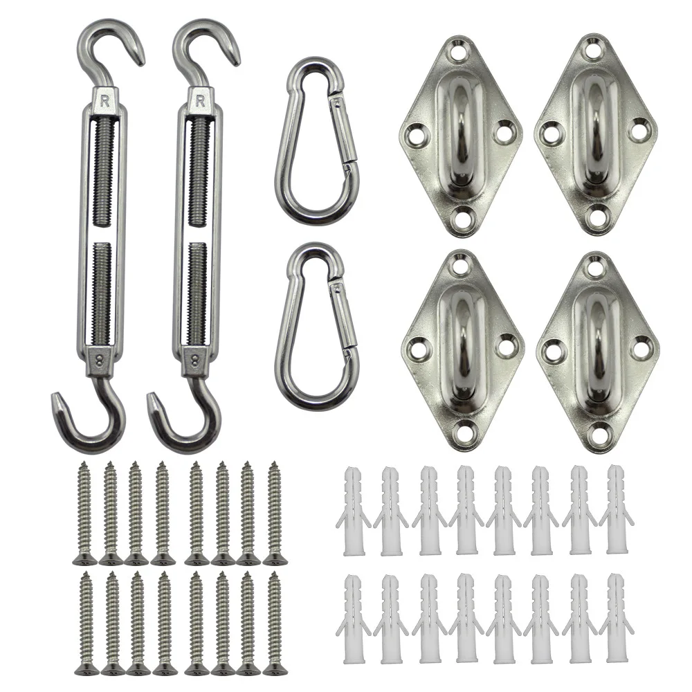 Hot sale shade sail kit sail accessories hardware AISI 316