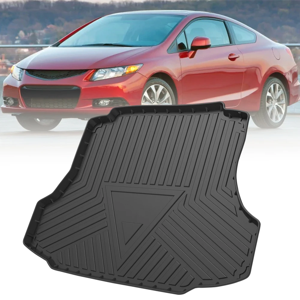 

Custom Car Trunk Mat For Honda Civic Sedan/Coupe 2012 2013 2014 2015 Car Accessories Custom Cargo Liner