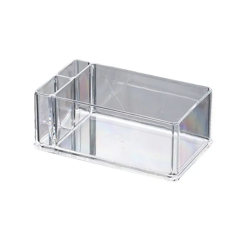 Clear Acrylic Cocktail Napkin Holder Tissue Box Paper Serviette Dispenser Bar Caddy Straws Organiser for Dining Table Home Decor