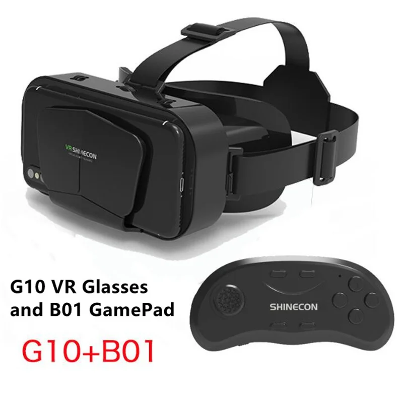 VR SHINECON G10 3D VR Glasses 4.7-7 Smartphone Compatible