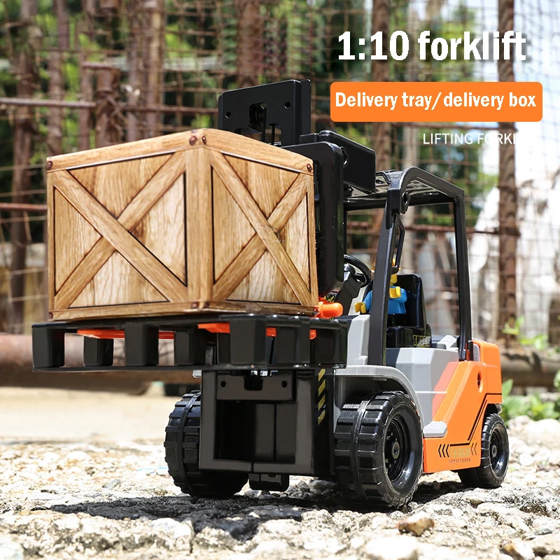 Forklift toy large liftable fork arm warehouse moving truck children inertial engineering vehicle model 1-3-4-5 years old 6