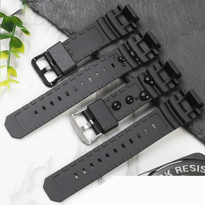 For Casio G-Shock AW-591/590/5230/282B AWG-M100/M101 G-7700/7710 bracelet Strap Rubber Wristwatch Accessories Silicone Watchband