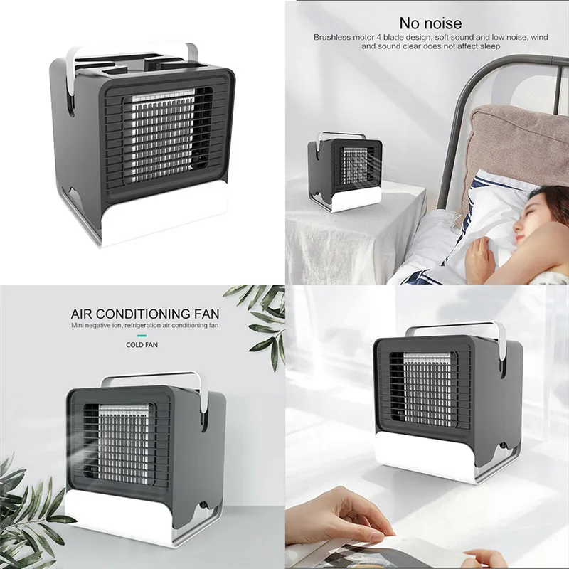 المحمولة مروحة يو إس بي مبرد الهواء المحمولة USB مروحة تبريد الصيف الصغيرة مكيف الهواء استخدام سطح المكتب الشخصي