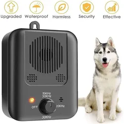 3 Levels Adjustable Pet Dog Repeller Automatic Ultrasonic Anti-Barking Device Outdoor Dog Anti-noise Anit Barking Pet Supplies