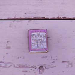 The grand budapest hotel pin badge wes anderson pin