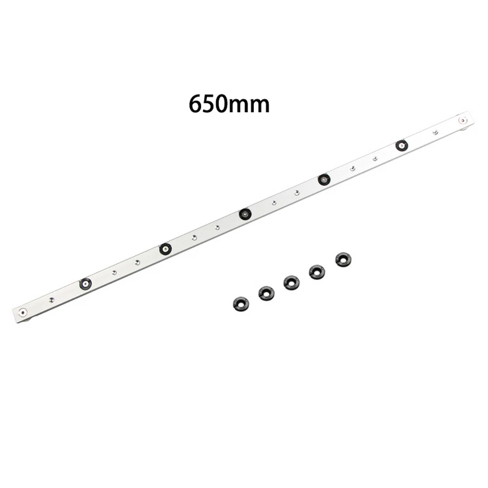 Imagem -06 - Universal T-track Slider Faça Você Mesmo Carpintaria Liga de Alumínio Miter Bar Slider Tabela Saw Miter Tool 300 450 650 800 mm