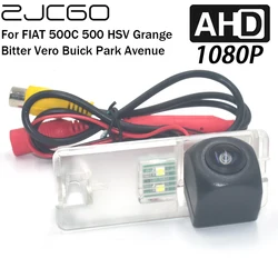 ZJCGO Car Rear View Reverse Backup Parking AHD 1080P Camera for FIAT 500C 500 HSV Grange Bitter Vero Buick Park Avenue