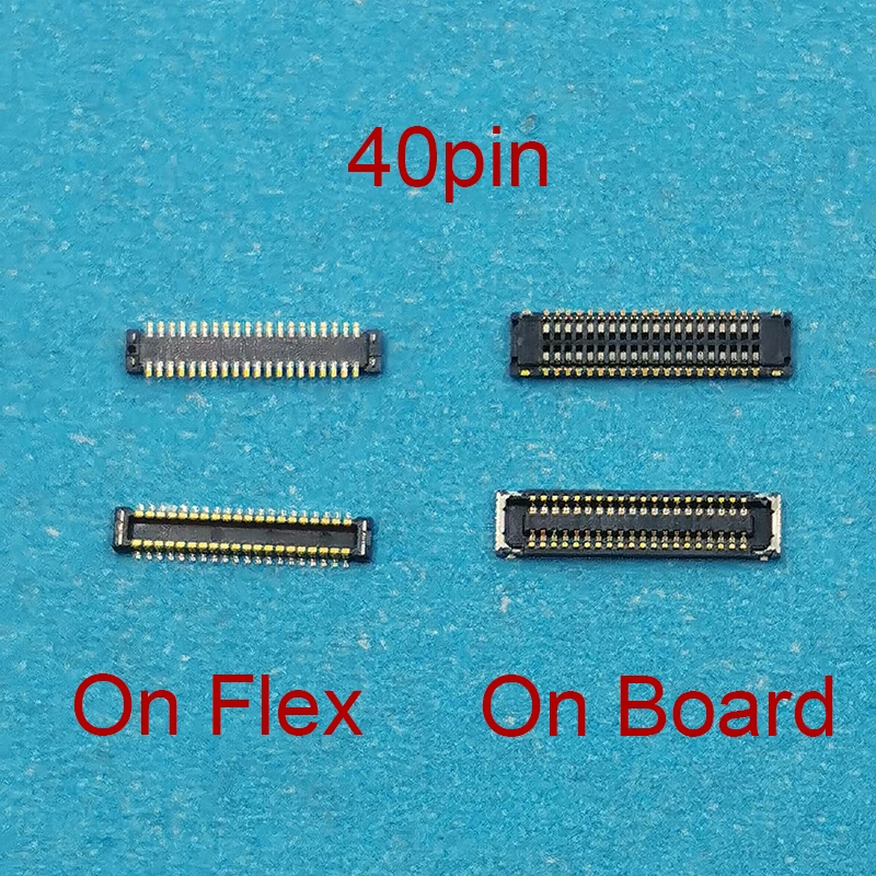 

5pcs 40pin Lcd Display Screen Flex FPC Connector On Motherboard For Samsung Galaxy C5 C5000 C7 C7000