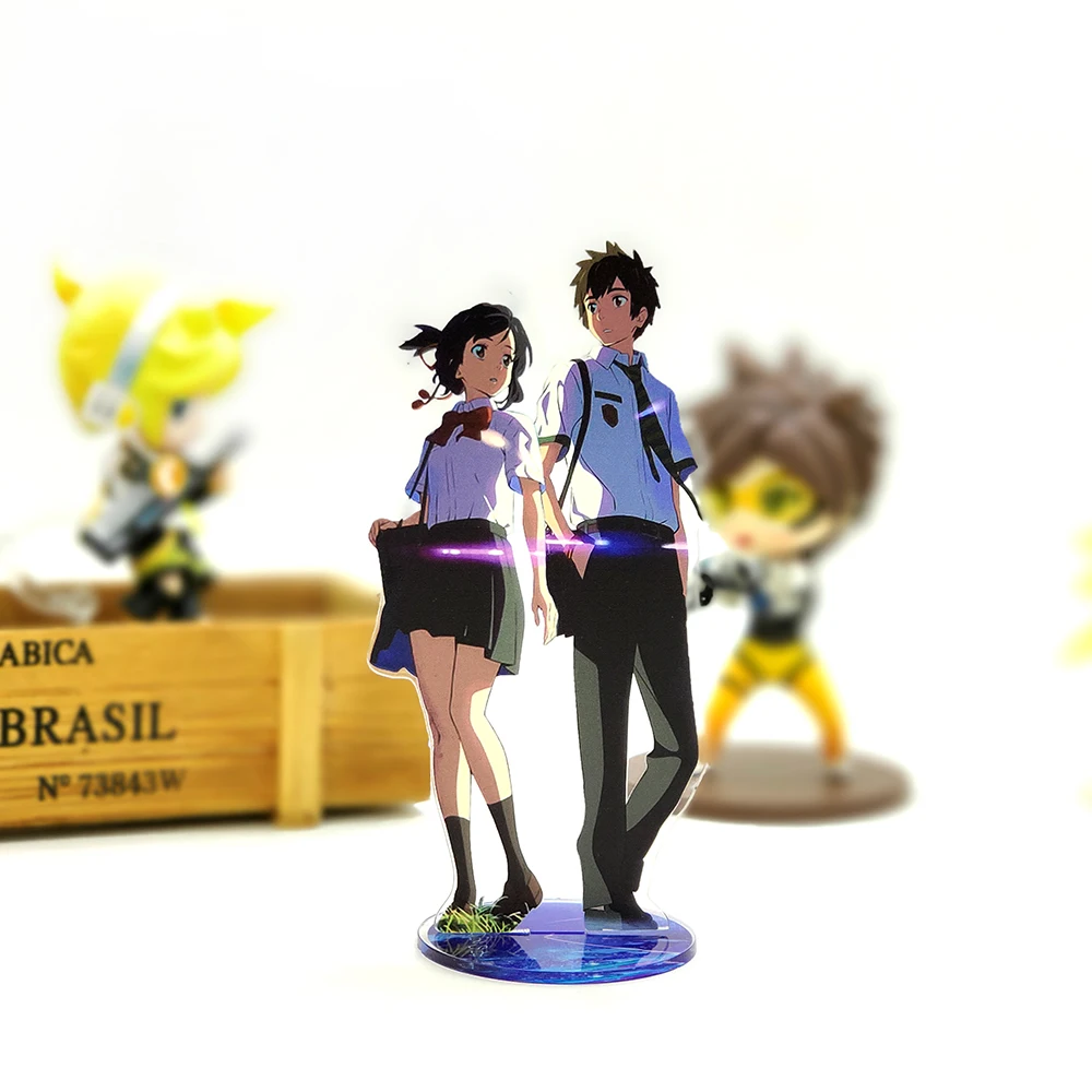 Your Name Tachibana Taki Miyamizu Mitsuha acrylic stand figure model plate holder cake topper anime