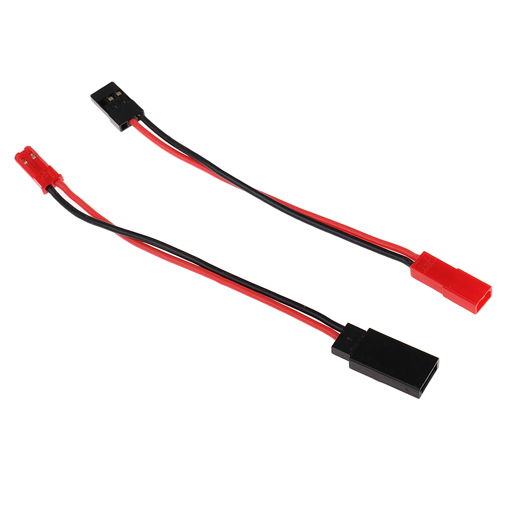 JST to JR Servo Connector Adapter Male/Female Conversion Cable fr RC Battery Accessories