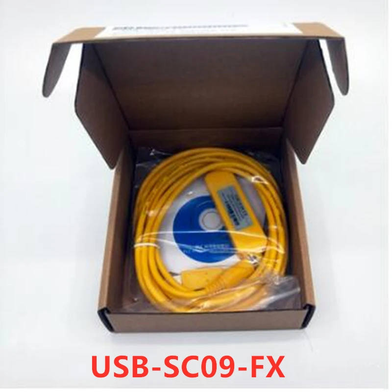 2pcs FX1N / 2N / 1S / FX3U / fx3ga and other plc programming cable data download cable usb-SC09-FX