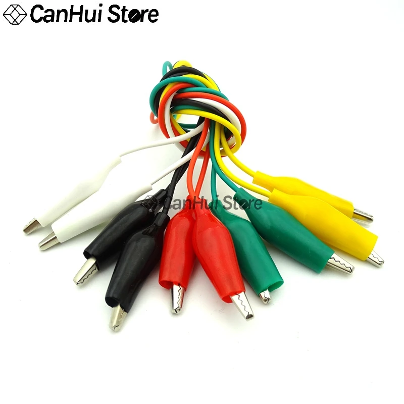 Alligator Clips Electrical DIY Test Lead Crocodile Clips 4MM Banana Plug Test hook Cable Connector Dual Tester Probe Multimeter