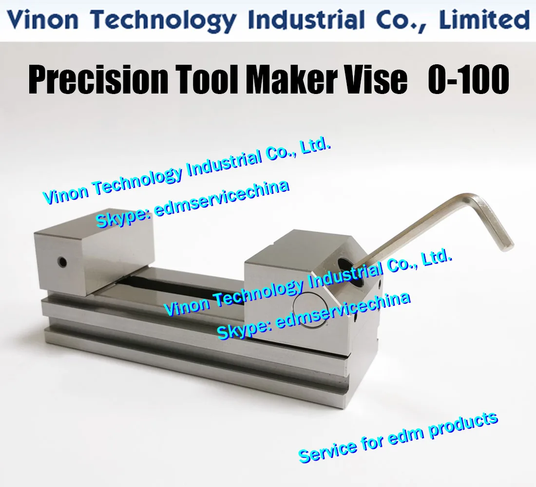 Max Open:0-100mm Stainless Tool Maker Vise (Ultra Precision type), VSTV-VL30 EDM GRINDING VISE Toolmaker Vise hold 100mm