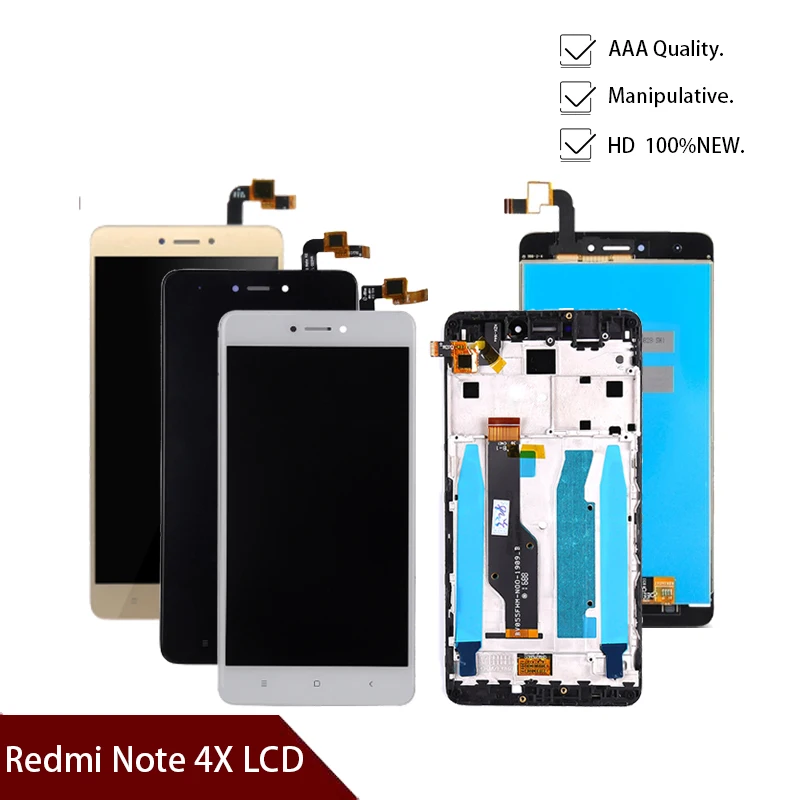 

New Display for Xiaomi Redmi Note 4X/Note 4 Global version complete with touch screen (Display + touch screen)