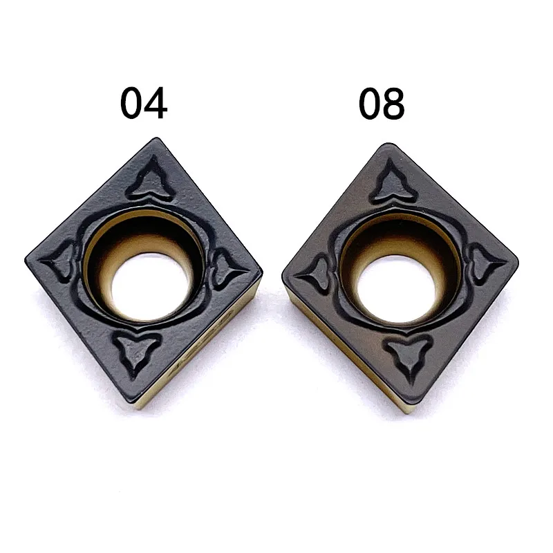 CCMT120404 PM 4225 CCMT120408 PM 4225 Carbide Lắp Tiện Bằng Máy CNC Công Cụ Kim Loại Biến Phần Chèn Cắt