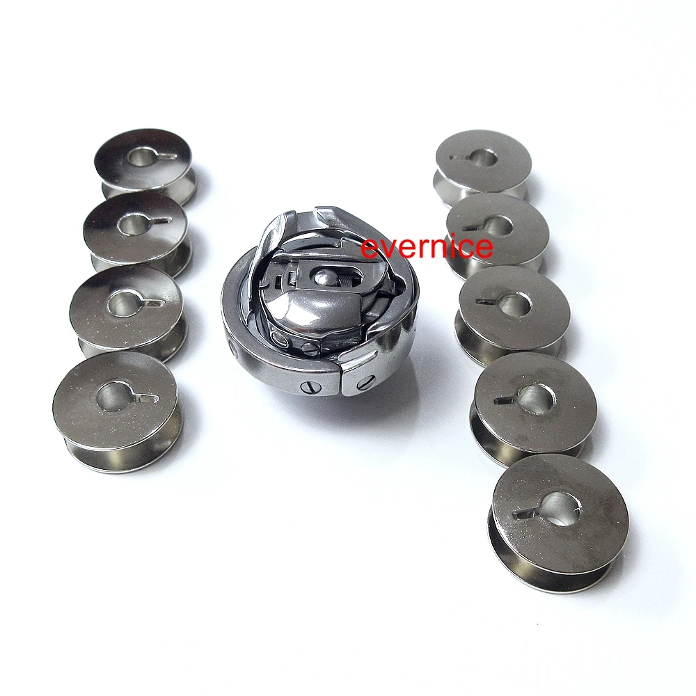 Rotary Hook 91-064 661-91 + Bobbin Case +10 Bobbins For Pfaff 130 138 238