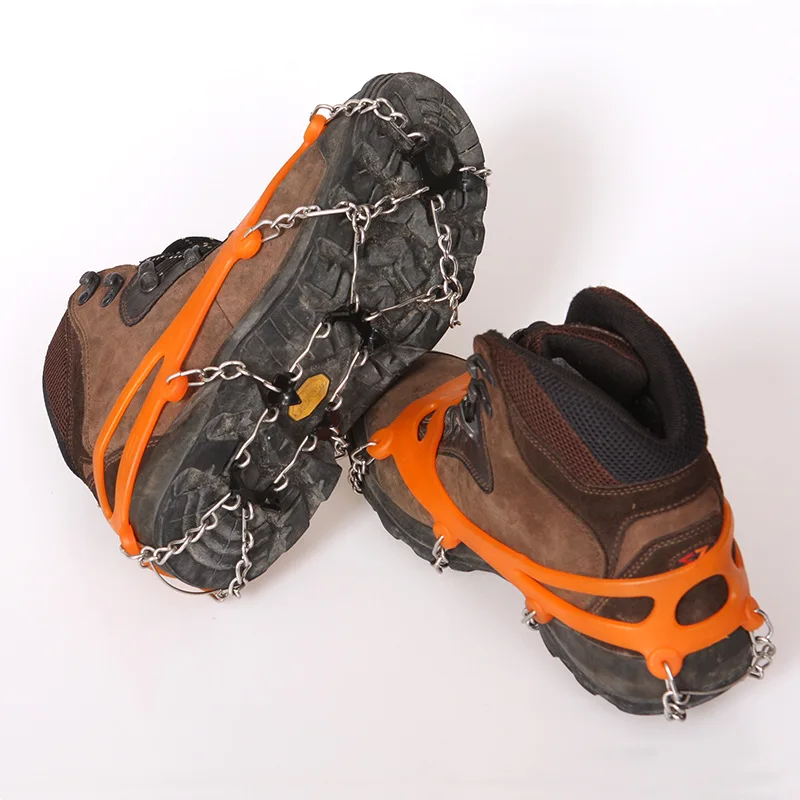 

Silicon Universal Ice No Slip Snow Shoe Spikes Grips Cleats Crampons Winter Climbing No Slip Shoes Cover