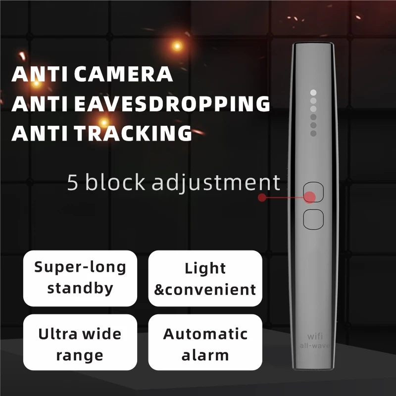 Upgrade Mini Camera Lens Infrared Finder Auto Alarm Long Distance Signal Detector GPS Tracker Listening Device Camera Detection