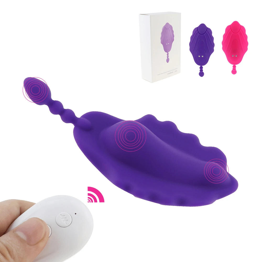 Soft Wearable Panty Vibrator Invisible Vibratings Remote Control Vagina Clitoral Stimulation Anal Plugs Adult Sex Toys for Women