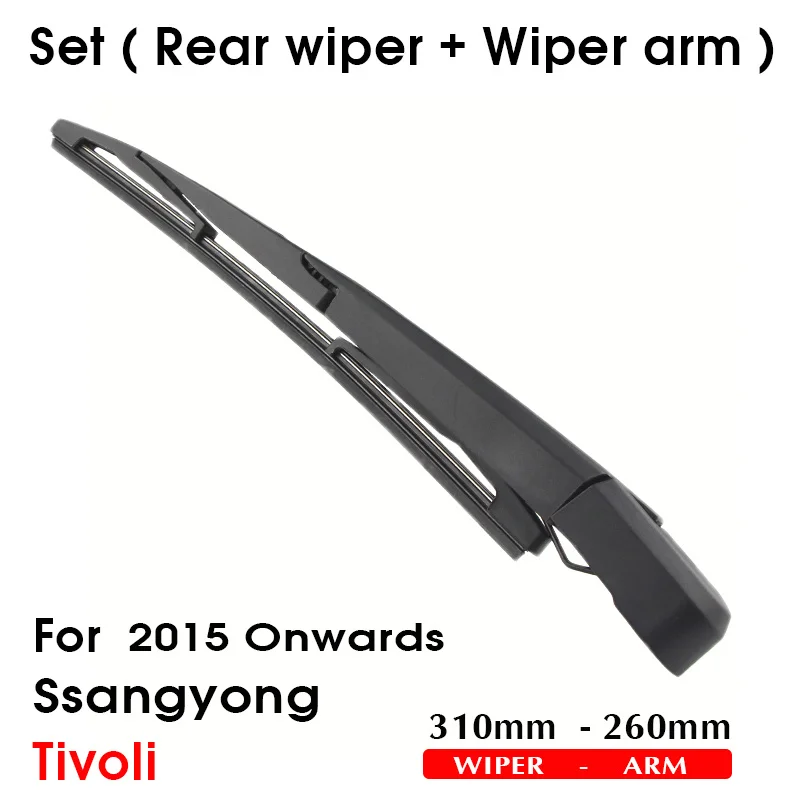 Car Wiper Blade Rear Back Window Windscreen Windshield Wipers Auto Accessories For Ssangyong Tivoli Hatchback 310mm 2015 Onwards