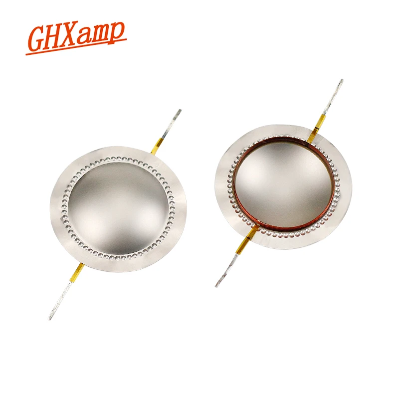 2pcs GHXAMP 51mm Speaker Titanium Diaphragm 8ohm Tweeters Horn Voice Coil for PV22xt 22t 22a RX22